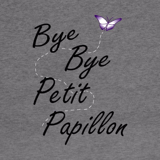 Bye Bye Petit Papillon! Purple Ombre by OneBeamofSunshine